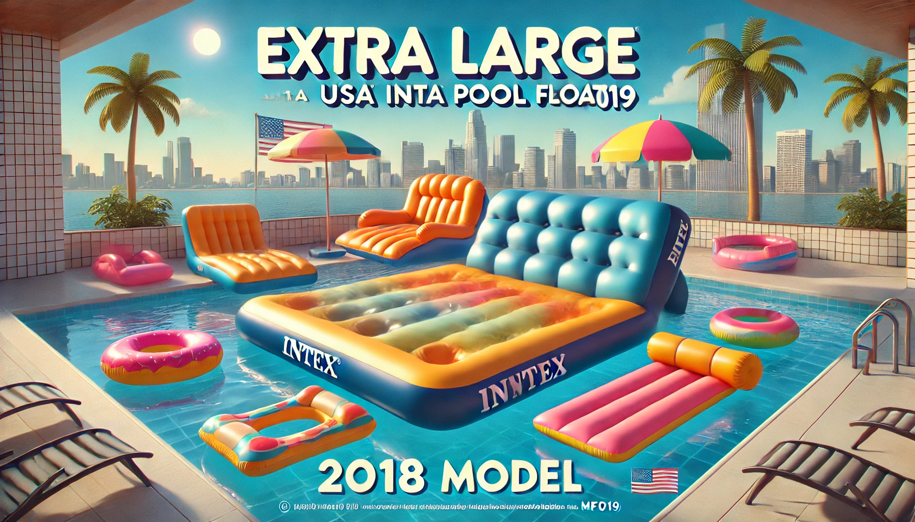 intex pool floats mf019 usa extra large 2018 model usa