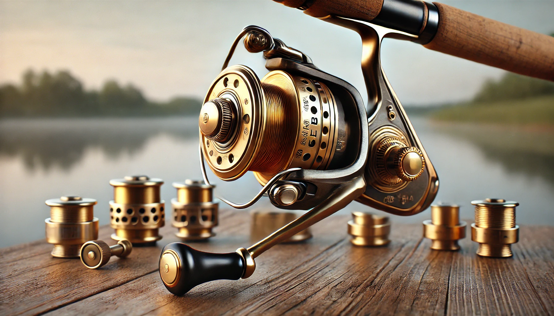 zebco 909 gold crown gold foot reel​