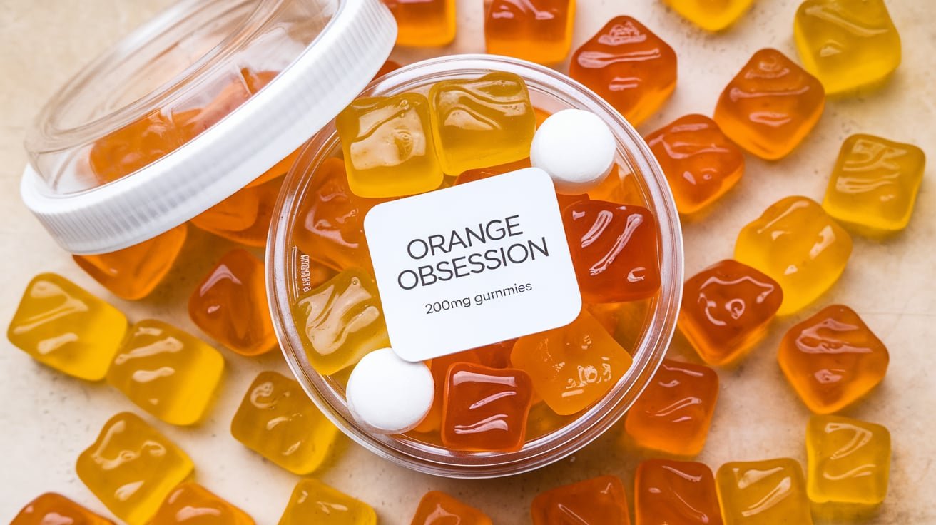 orange obsession - sidekicks - 200mg gummies review